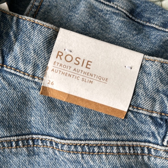 NWT Dynamite Rosie Ultra High Rise Jeans with Slits - Picture 10 of 13